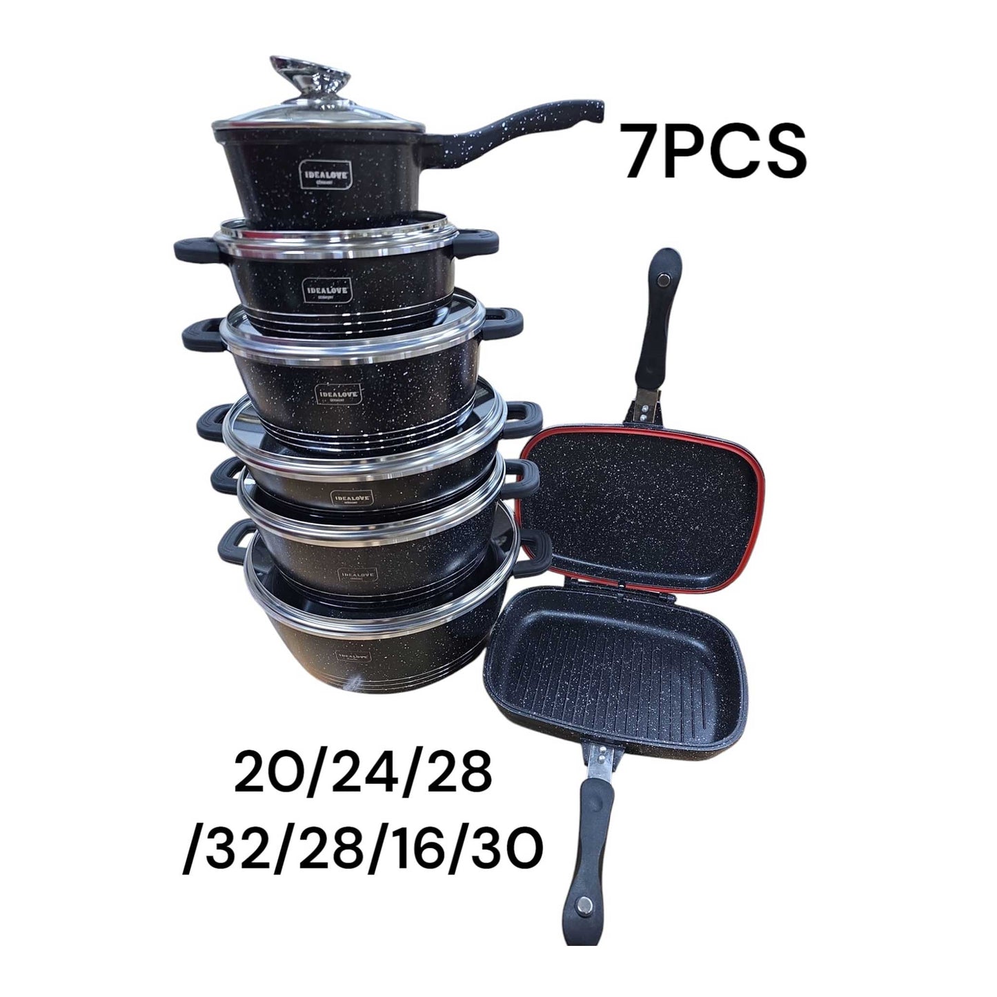 Dieses hochwertige 7er-Set Kochtöpfe ist ideal für den täglichen Gebrauch in der Küche. Gefertigt aus robustem Material, sorgt es für eine gleichmäßige Wärmeverteilung und energiesparendes Kochen. Die Töpfe sind mit praktischen Deckeln ausgestattet und eignen sich für verschiedene Herdarten, einschließlich Induktion.
✅ Robuste Qualität für langlebige Nutzung
✅ Gleichmäßige Wärmeverteilung
✅ Inklusive passender Deckel
✅ Für alle Herdarten geeignet (auch Induktion)
✅ Perfekt für kleine und große Gerichte
Je