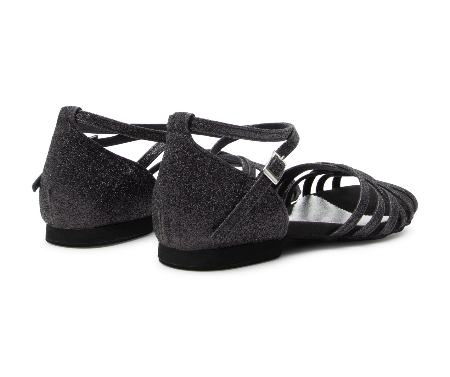 Joy Tanzschuhe in Schwarz Glitter Mikrofaser