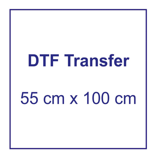 DTF Transfer für Textildruck 55 x 100 cm