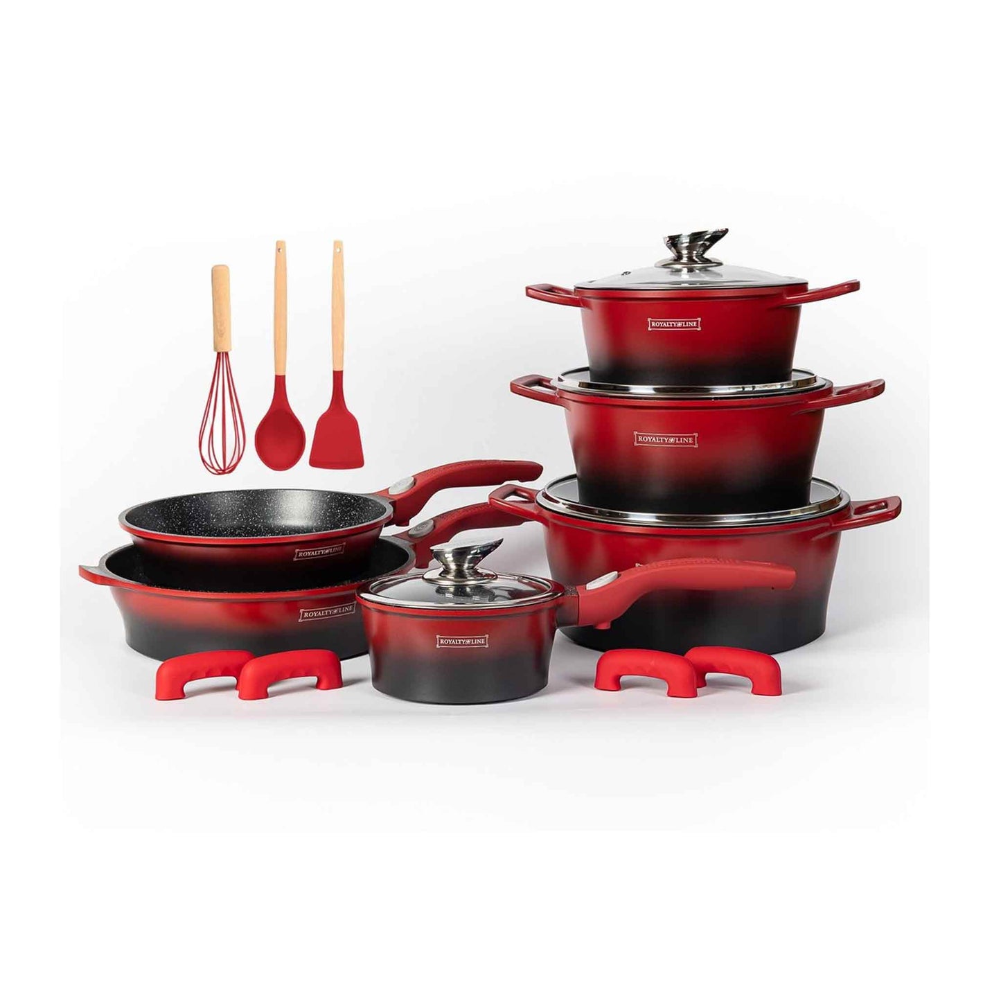 ES2014 Induktionskochgeschirr-Set – 17-teiliges