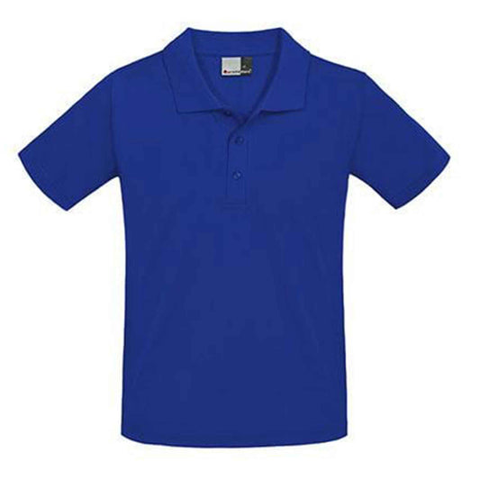 Herren Poloshirt 100% Baumwolle Royal Blau