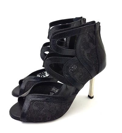 Lyra Tanzschuhe in Schwarz Leder