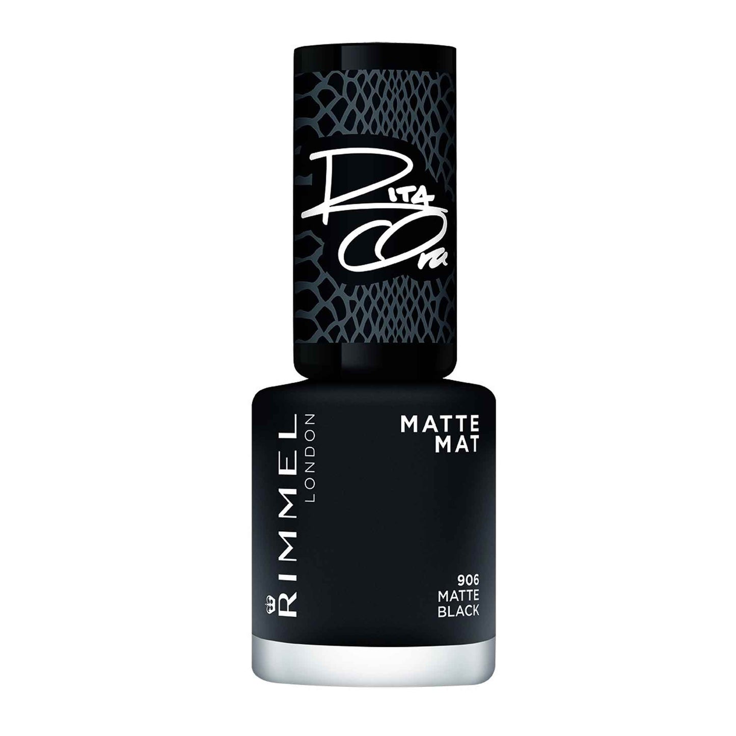Rimmel London Super, Nagellack, mattschwarz, 8 ml (1er Pack)