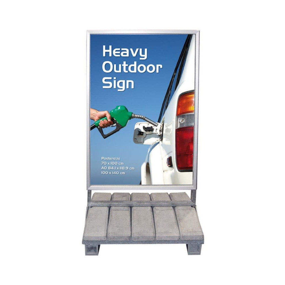 Sturmfester Kundenstopper "Beton Sign", Outdoor