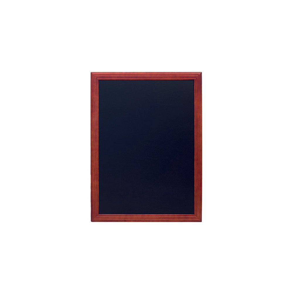 Securit® Kreidetafel mit Holzrahmen, Mahagoni, 60x80cm, Outdoor