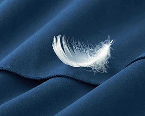 Fit-Flip Mikrofaser Handtuch - viele Farben & Größen - kompakte Microfaser Handtücher - das Sporthandtuch, Reisehandtuch, Strandhandtuch und als Microfaser Badetuch groß (100x200cm, Marineblau)