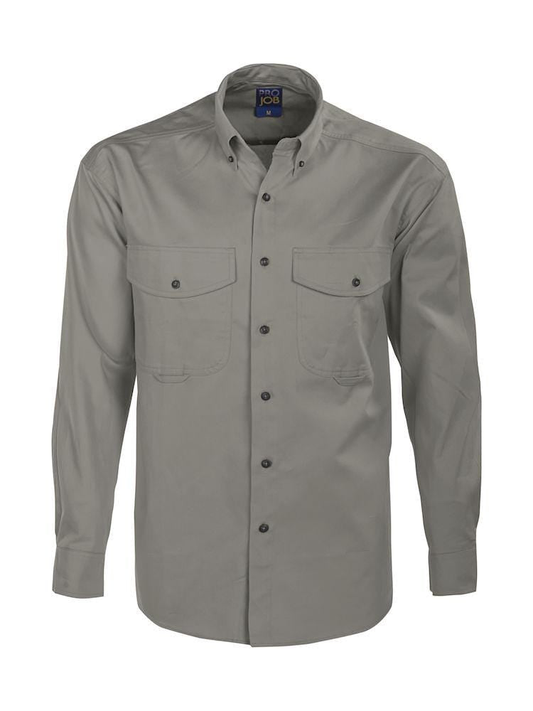 Langarm Hemd mit Button down-Kragen - WERBE-WELT.SHOP
