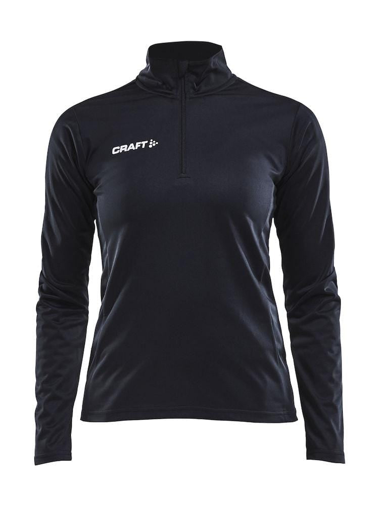 CRAFT PROGRESS HALFZIP LS TEE WMN BLACK 2XL - WERBE-WELT.SHOP