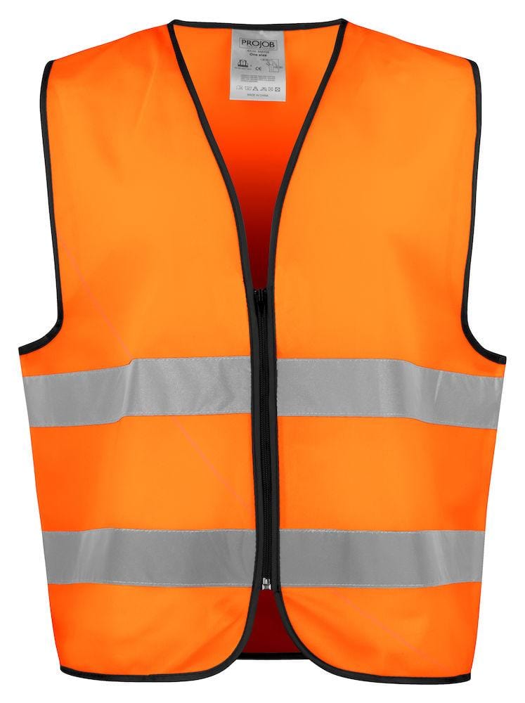 Projob Unisex Warn Weste - EN ISO 20471 Klasse 2 - mit Logo bedrucken - WERBE-WELT.SHOP
