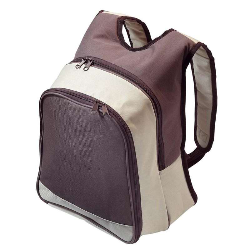 Picknickrucksack "Meadow", dunkelbraun - WERBE-WELT.SHOP