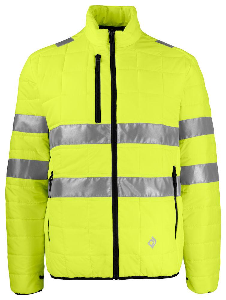 Projob Herren Jacke gesteppte leichte Jacke- Zip in innen Jacke für 3-IN1 Jacken En Iso 20471 Klasse 3 - WERBE-WELT.SHOP
