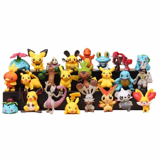 Pokémon Kinder Spielzeug Weihnachtsgeschenk 24 Stück/Set 4-5cm - WERBE-WELT.SHOP