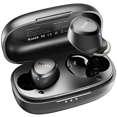 TOZO A1 Mini Bluetooth Kopfhörer - Kabellos Bluetooth 5.3 - Leichte Drahtlose In-Ear Ohrhörer