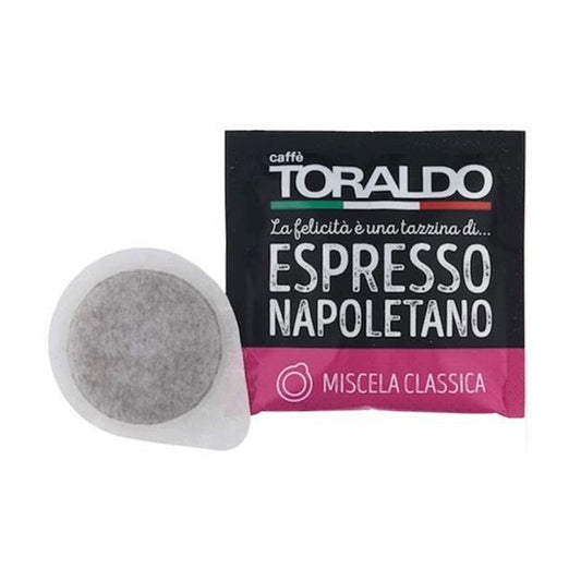 Klassica Toraldo 44mm Toraldo PAD (Pads) - Eine ausgewogene cremige Espresso Mischung mit leichten Aromen