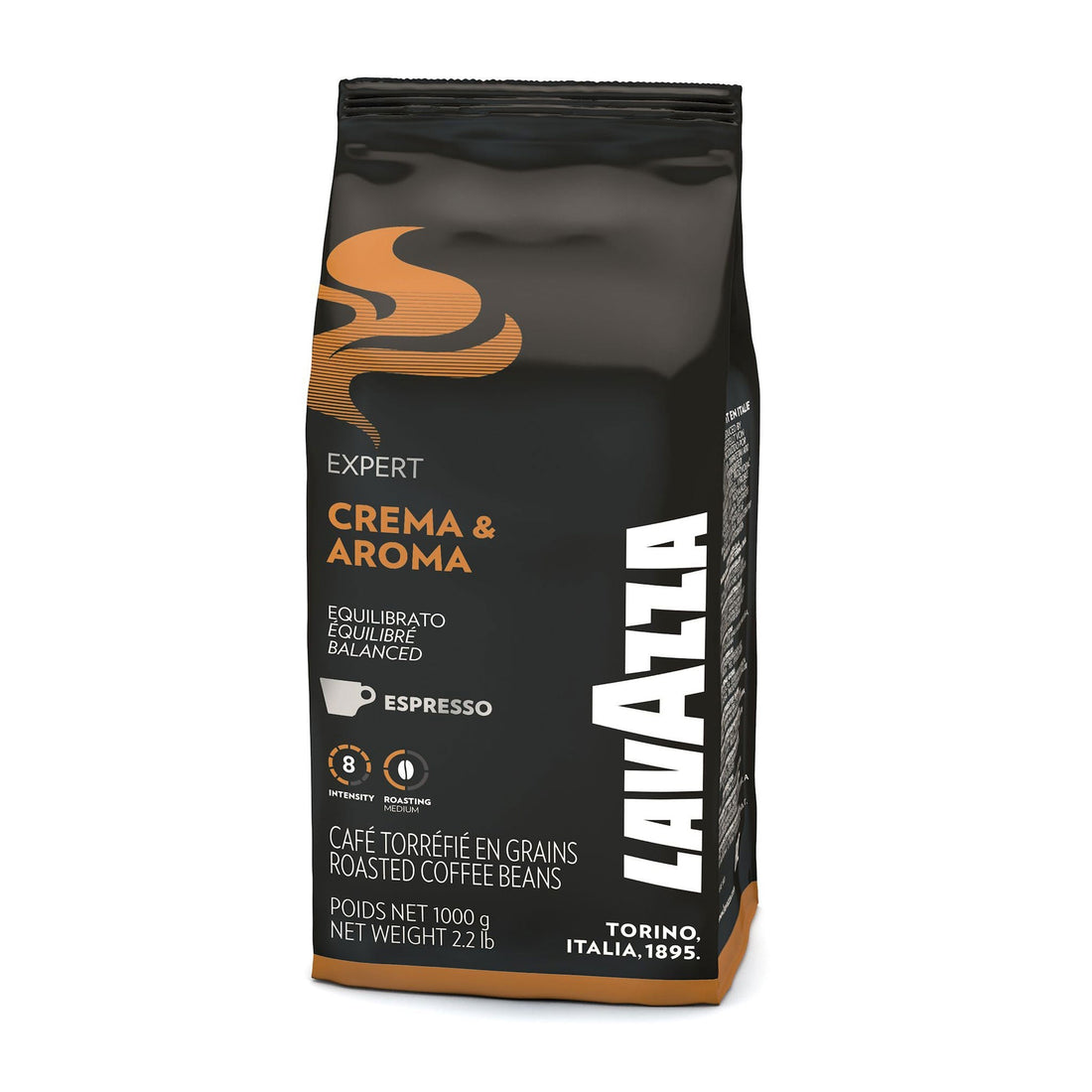 Crema & Aroma EXPERT LAVAZZA - Bohnenkaffee für cremig-bezaubernden Espresso