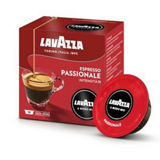 Intensives Espressoaroma mit ESPRESSO Passionale (16) LAVAZZA A Modo Mio (Kapseln)