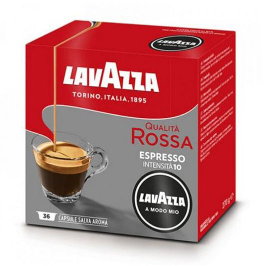 ESPRESSO Qualita Rossa (36) LAVAZZA A Modo Mio (Kapseln): Vollmundiger Kaffee mit Schokolade und Trockenfruchtnoten