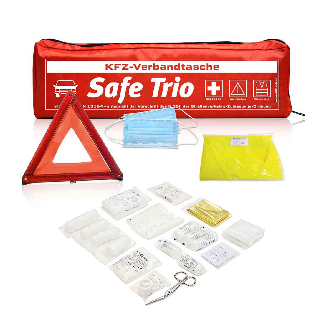 Kfz-Verbandstasche 'Safe Trio Standard' - Immer an Ihrer Seite