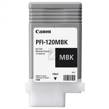 ORIGINAL Canon Tintenpatrone Schwarz (Matt) PFI-120 2884C001 130ml - Hochwertige Originaltinte für Canon Drucker