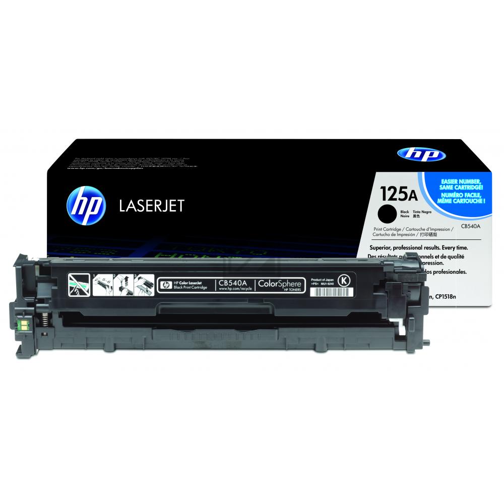 ORIGINAL HP Toner CB540A 125A - Laser-Toner mit hoher Kapazität