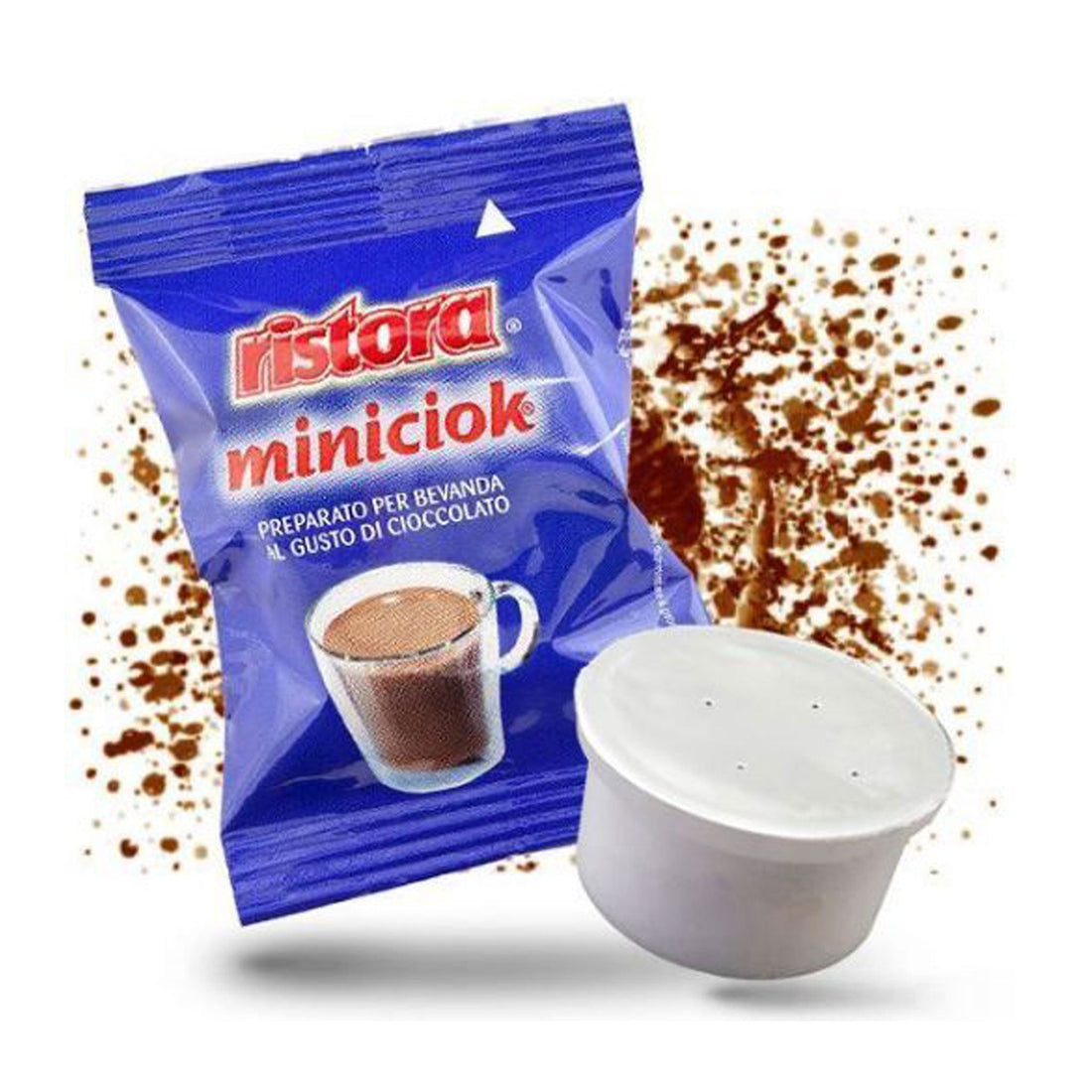 Bio-Kakao-Genuss: SCHOKOLADE MINICIOK ristora LAVAZZA Espresso Point (Kapseln) - Zartbitter