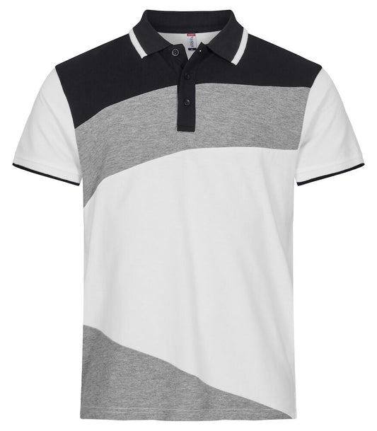 Stilvolles Unisex-Poloshirt von Conrad mit klaren Linien und farbigen Kontraststreifen