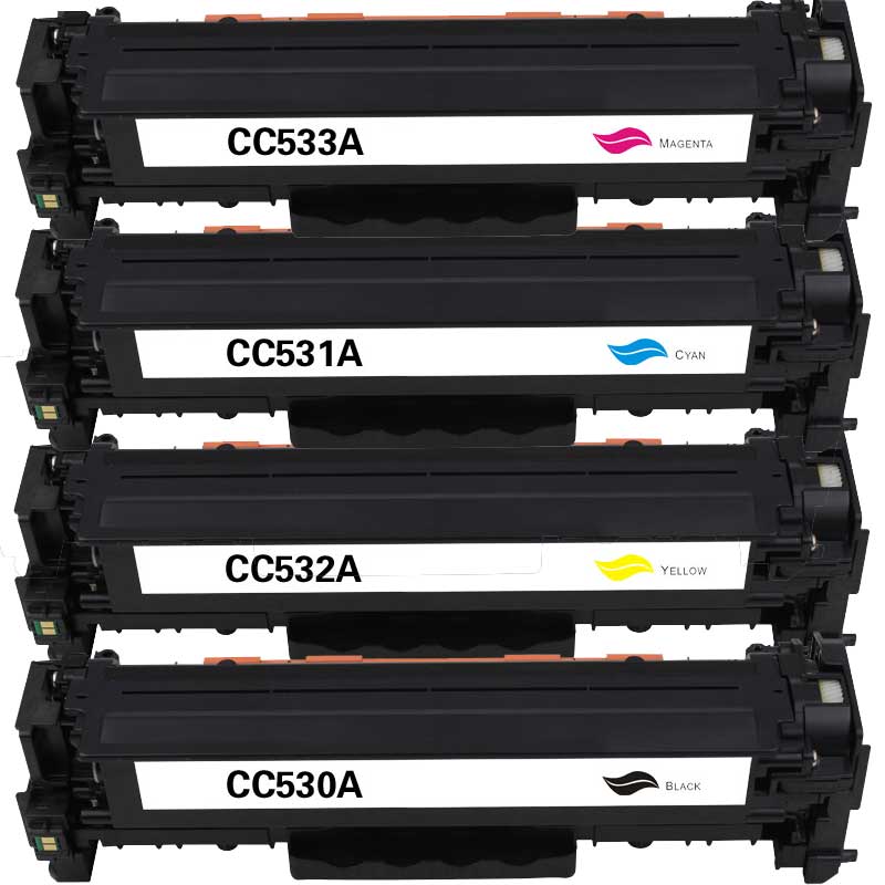 RebuiltH30A, Made in Germany Toner für HP CC530A/ CC531A/ CC532A/ CC533A - Der perfekte Ersatz