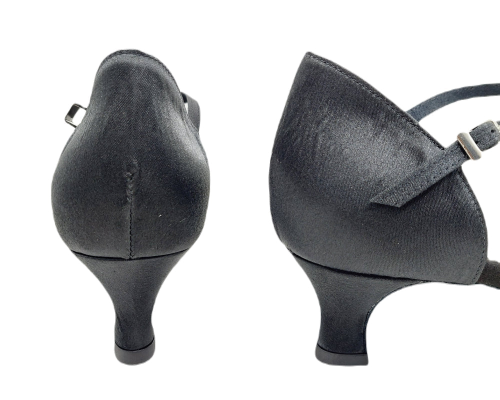 Grace Bliss Tanzschuhe in Schwarz Satin