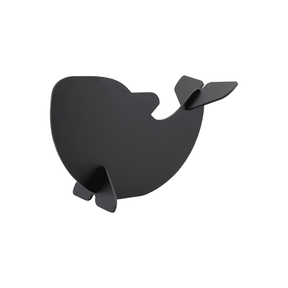 Securit® Tischkreidetafel 3D, "Wal" zum Selbstaufbauen, 22x15cm