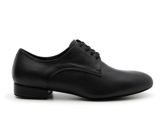 Noble Tanzschuhe in Schwarz Leder