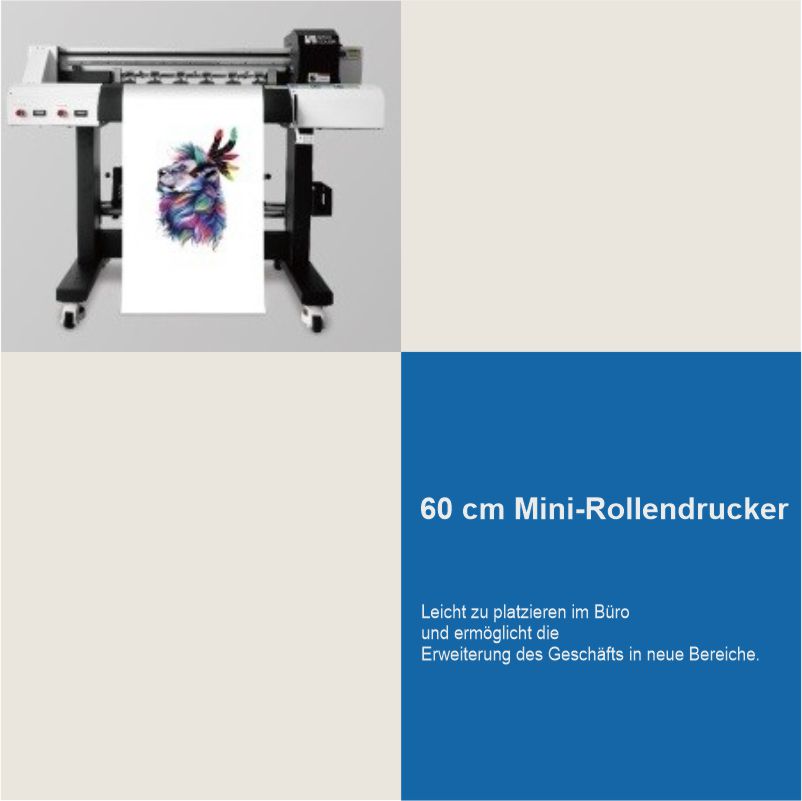 DTF-Textildrucker mit 2 Epson i3200-Druckköpfen