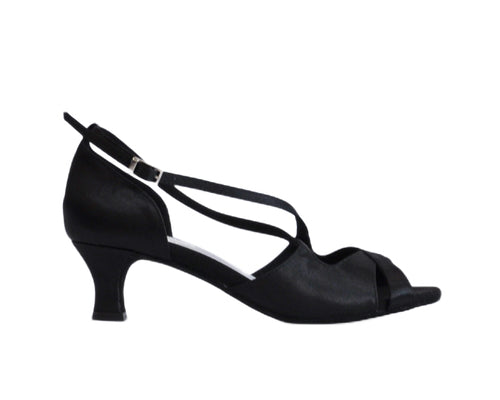 Grace Harmony Tanzschuhe in Schwarz Satin