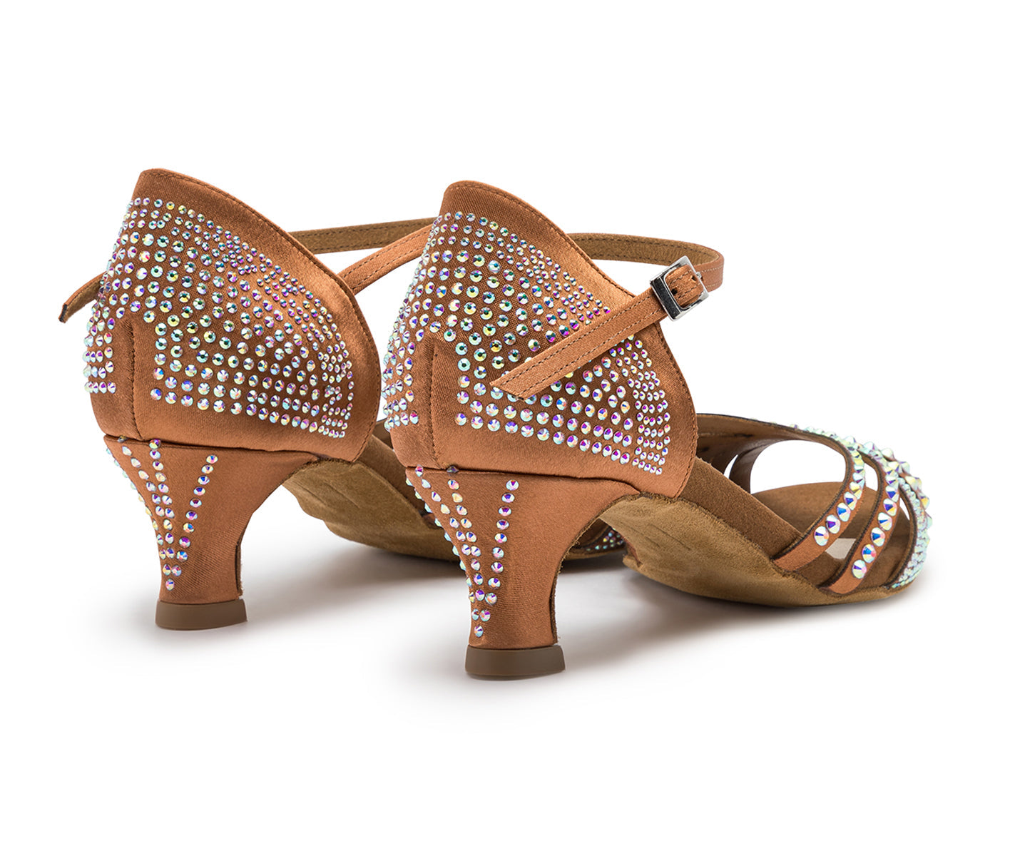 Sparkle Shine Tanzschuhe in Bronze Satin