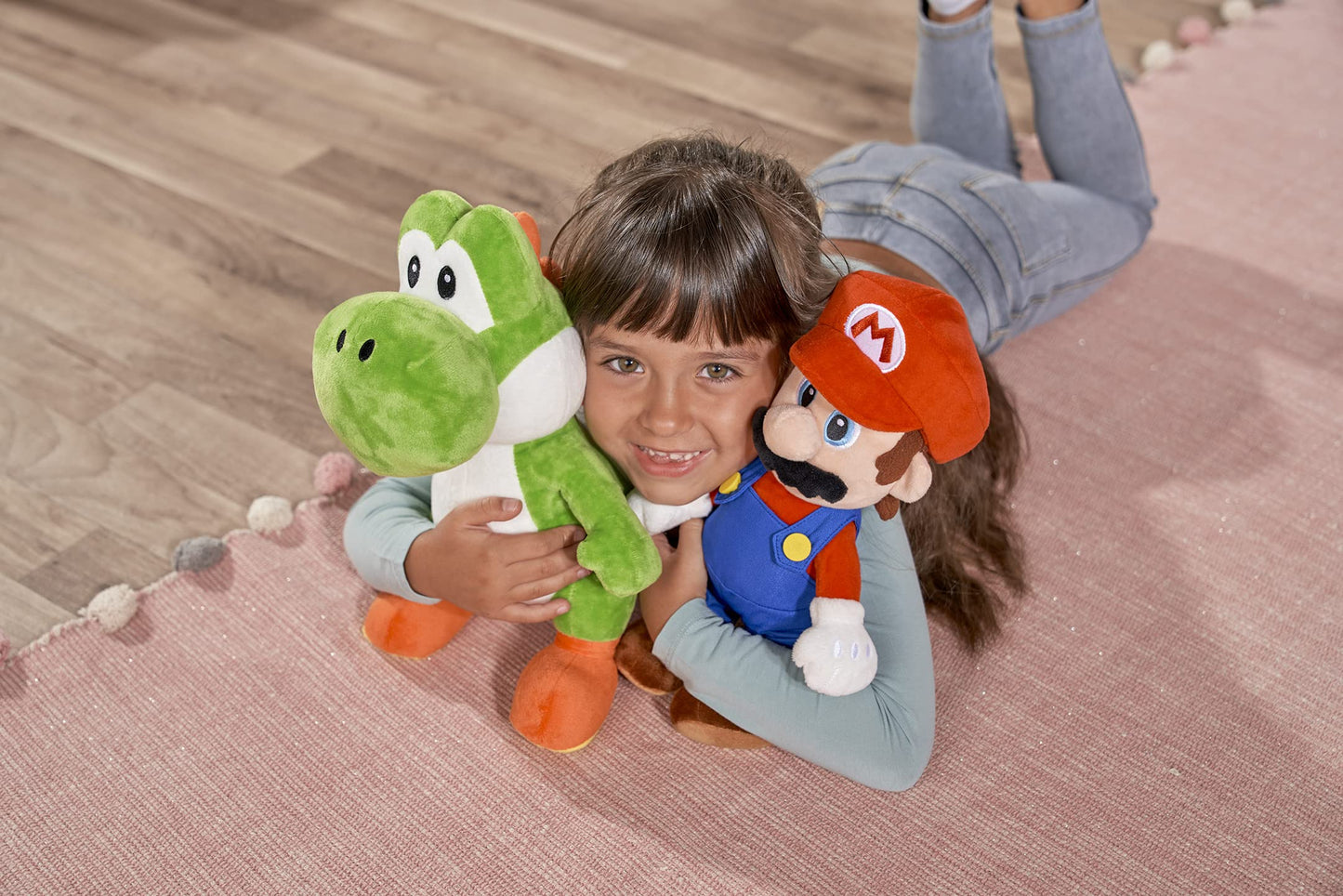 Simba 109231012 - Super Mario Yoshi Plüschfigur, 30cm, kuschelweich, Nintendo, Charakter aus weltberühmten Computerspiel, Dinosaurier, Kuscheltier, ab den ersten Lebensmonaten geeignet