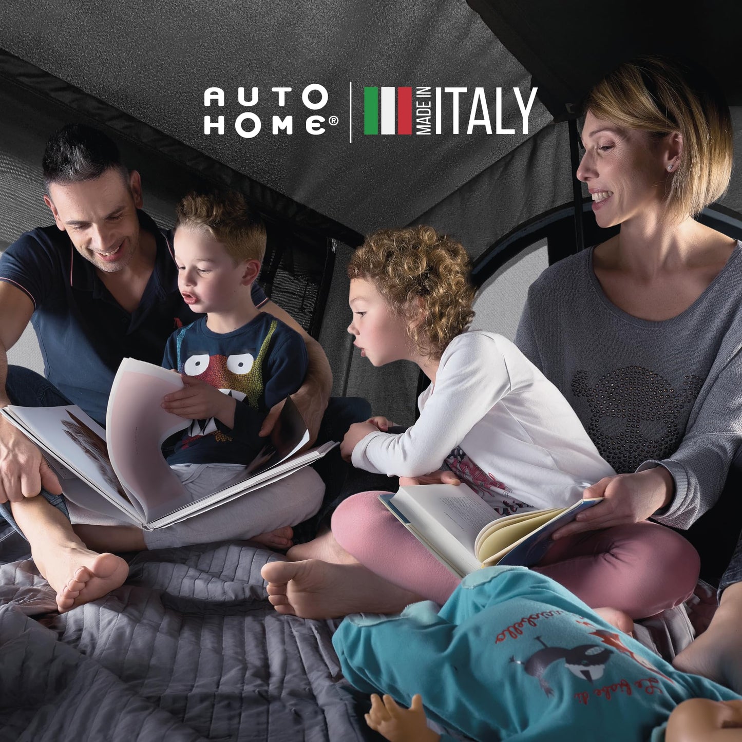 Autodachzelt Anomaly 1.0 – Geräumig & Widerstandsfähig, Wasserdicht & Atmungsaktiv – Ideal für Camping mit Matratze, Verdunkelnden Moskitonetzen & Markise – Made in Italy