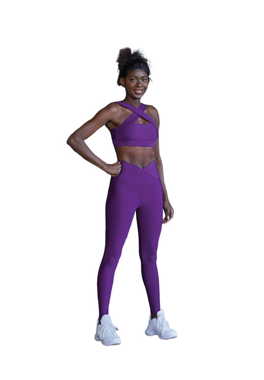 1042 Extra High Waist Leggings in Violett