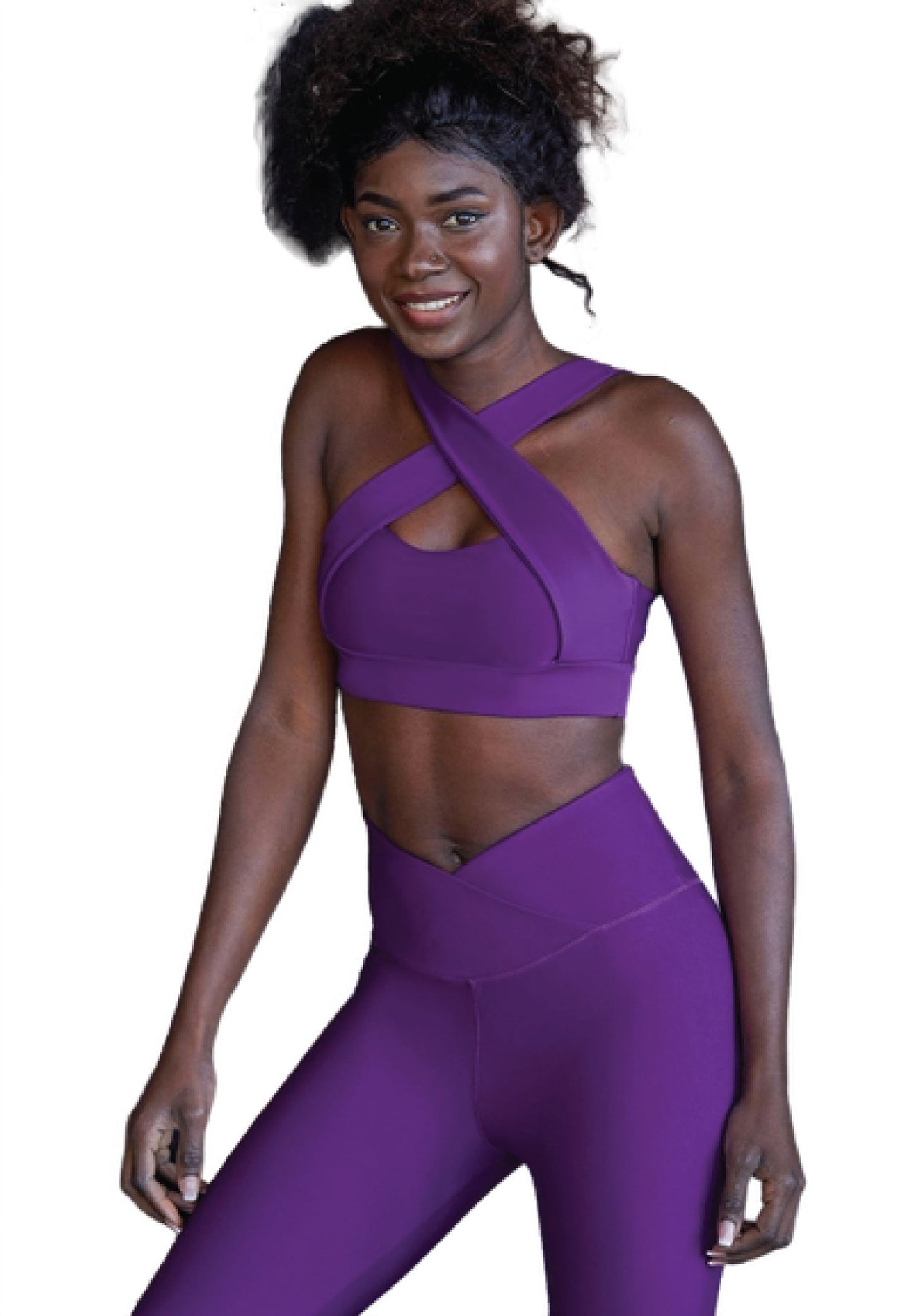 1042 Extra High Waist Leggings in Violett