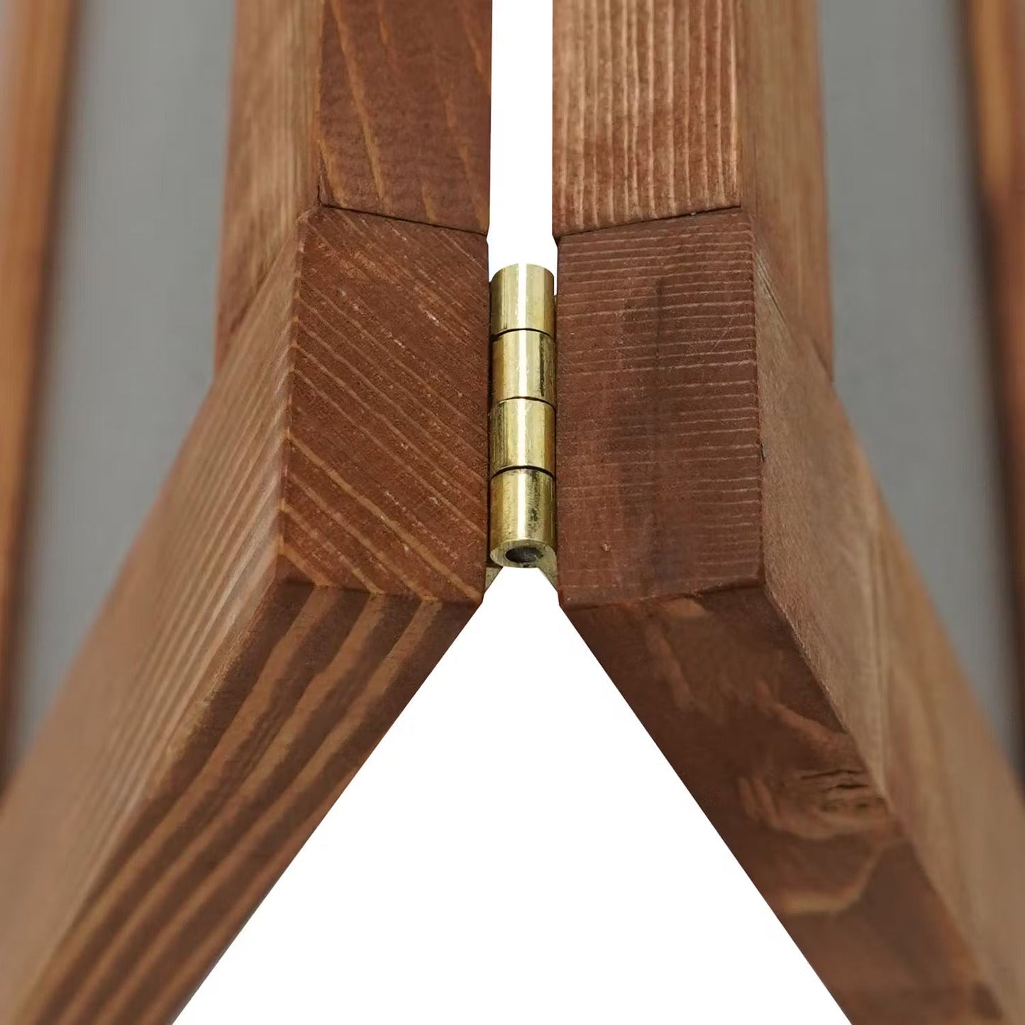 Holz Kundenstopper DIN A1 mit Topschild, Magnetisch, Dunkelbraun, Outdoor