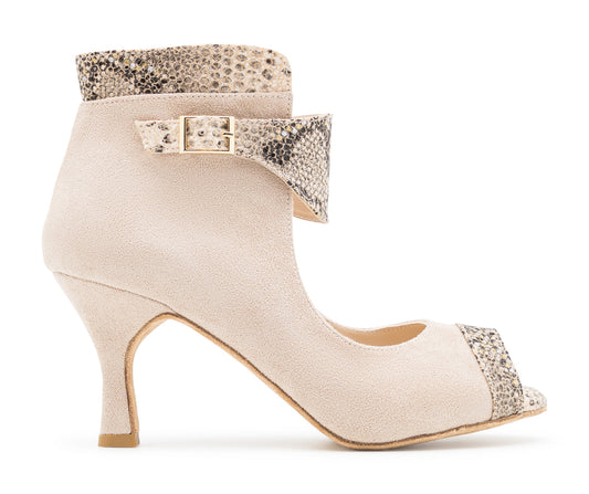 Magnet Essence Tanzschuhe in Beige Wildleder