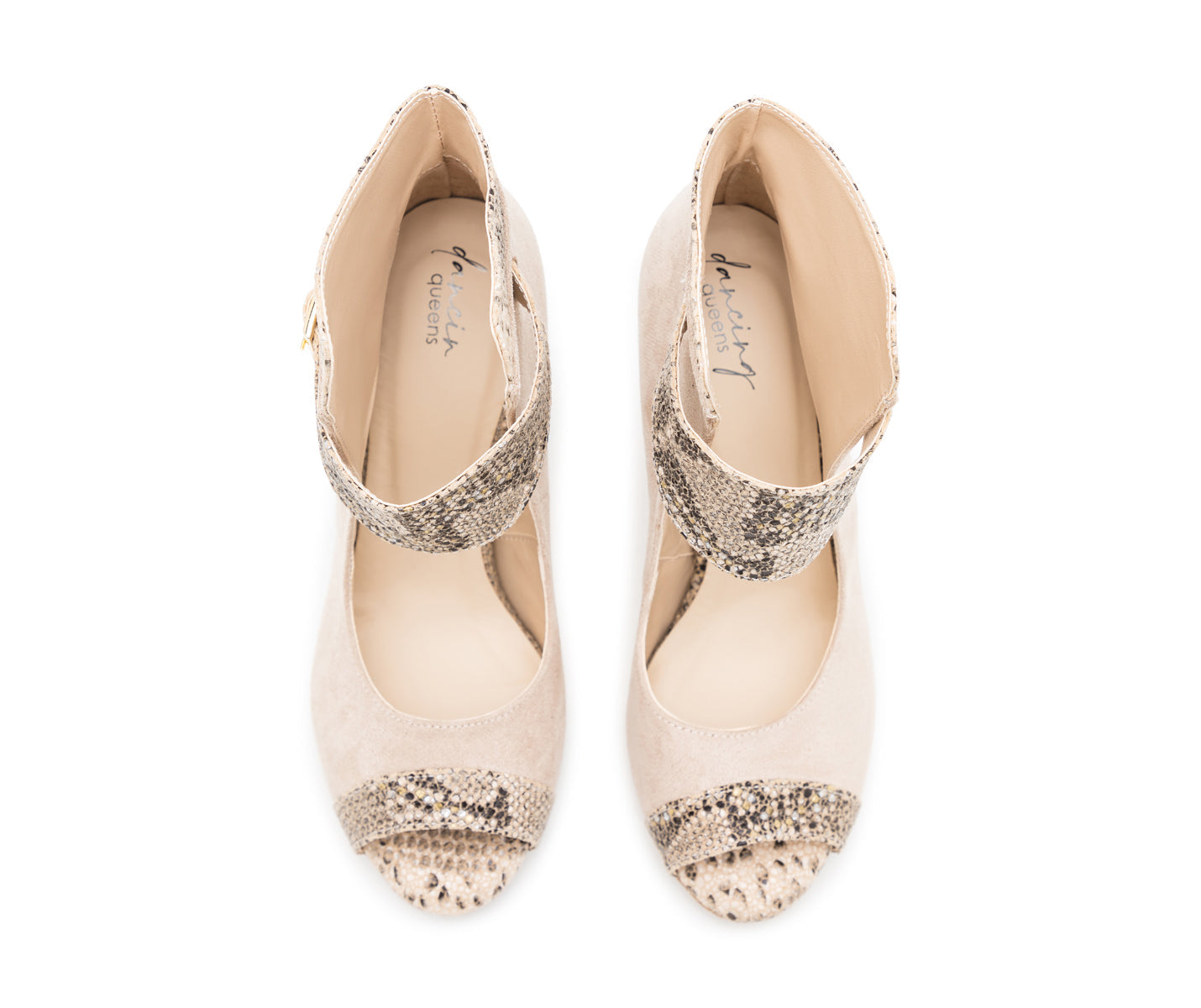 Magnet Essence Tanzschuhe in Beige Wildleder