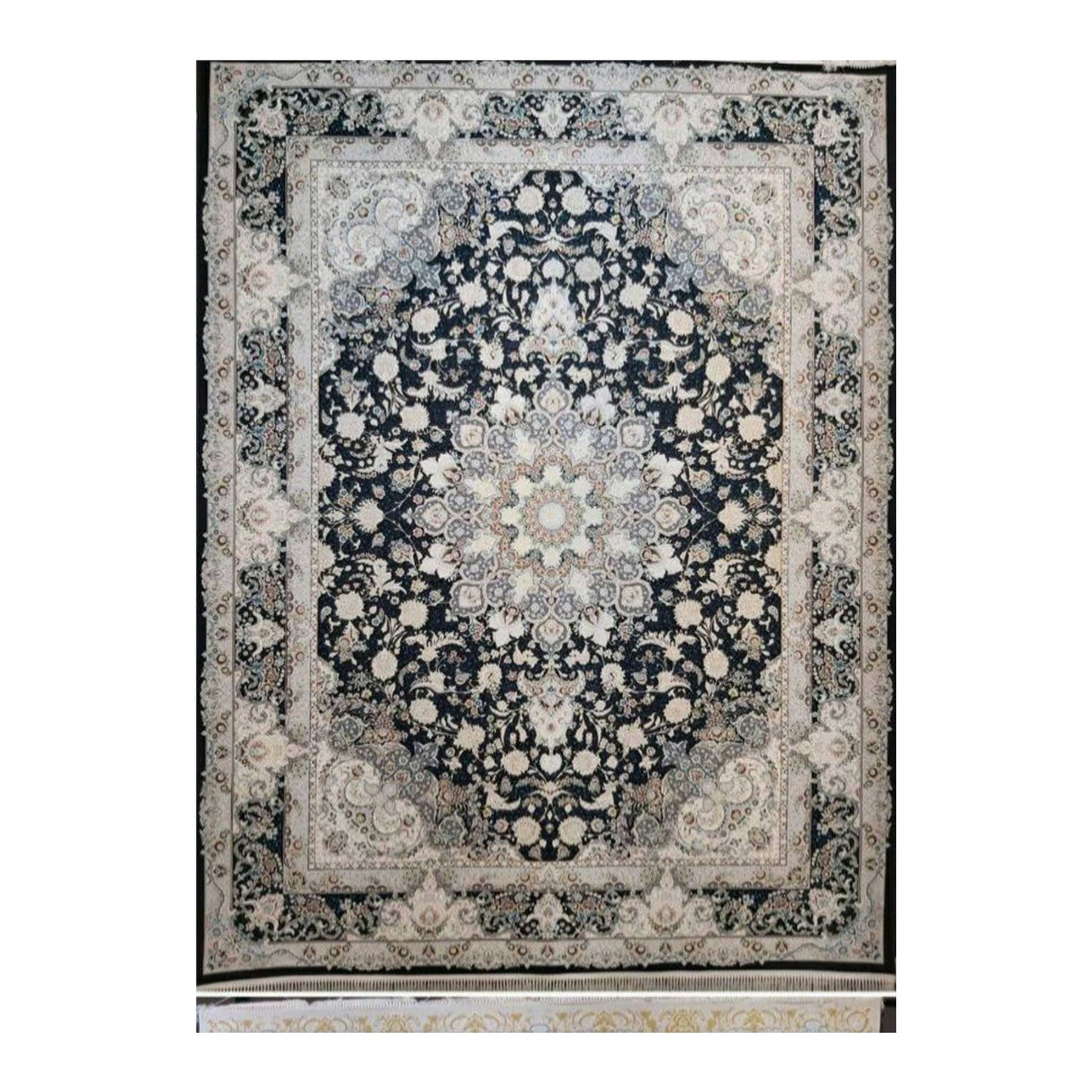 Authentischer Perserteppich - 1200 Shana, Maschinell Gewebte Eleganz mit Traditionellem Iranischem Design