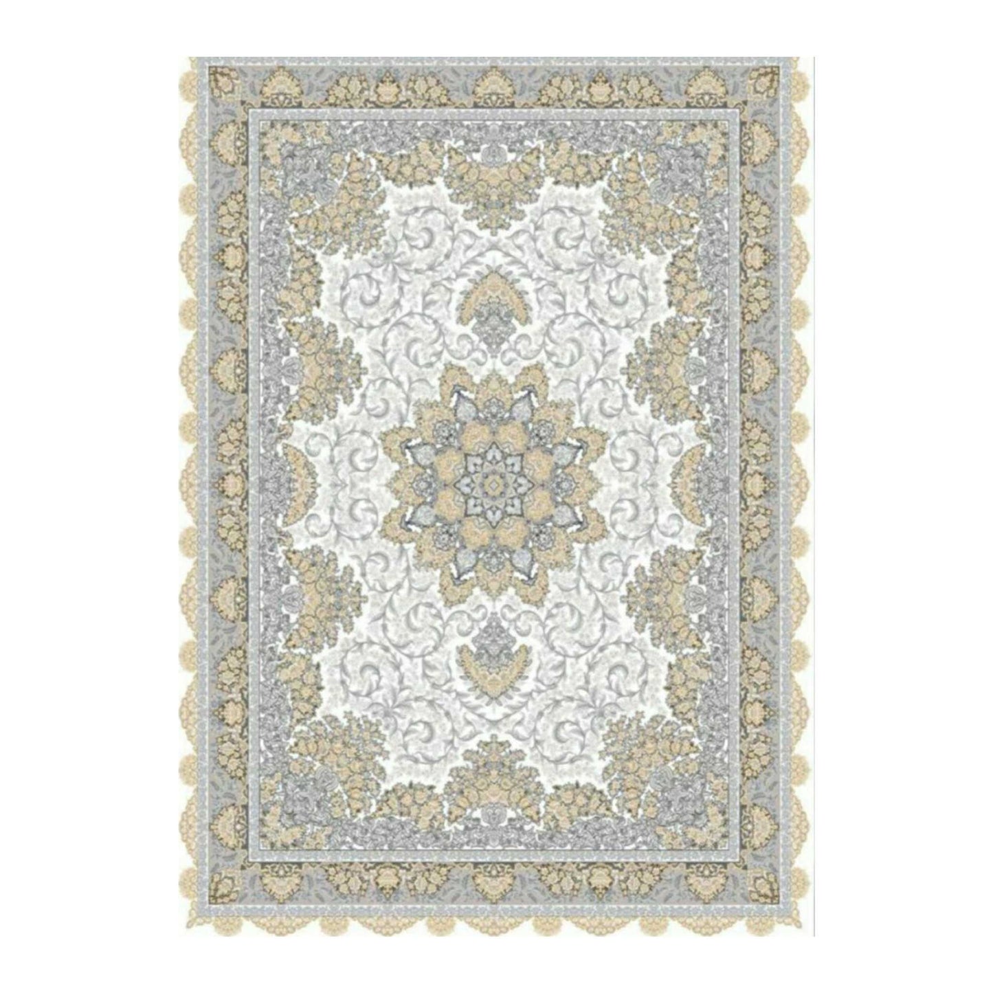 Authentischer Perserteppich-700 Shana, Maschinell Gewebte Eleganz mit Traditionellem Iranischem Design