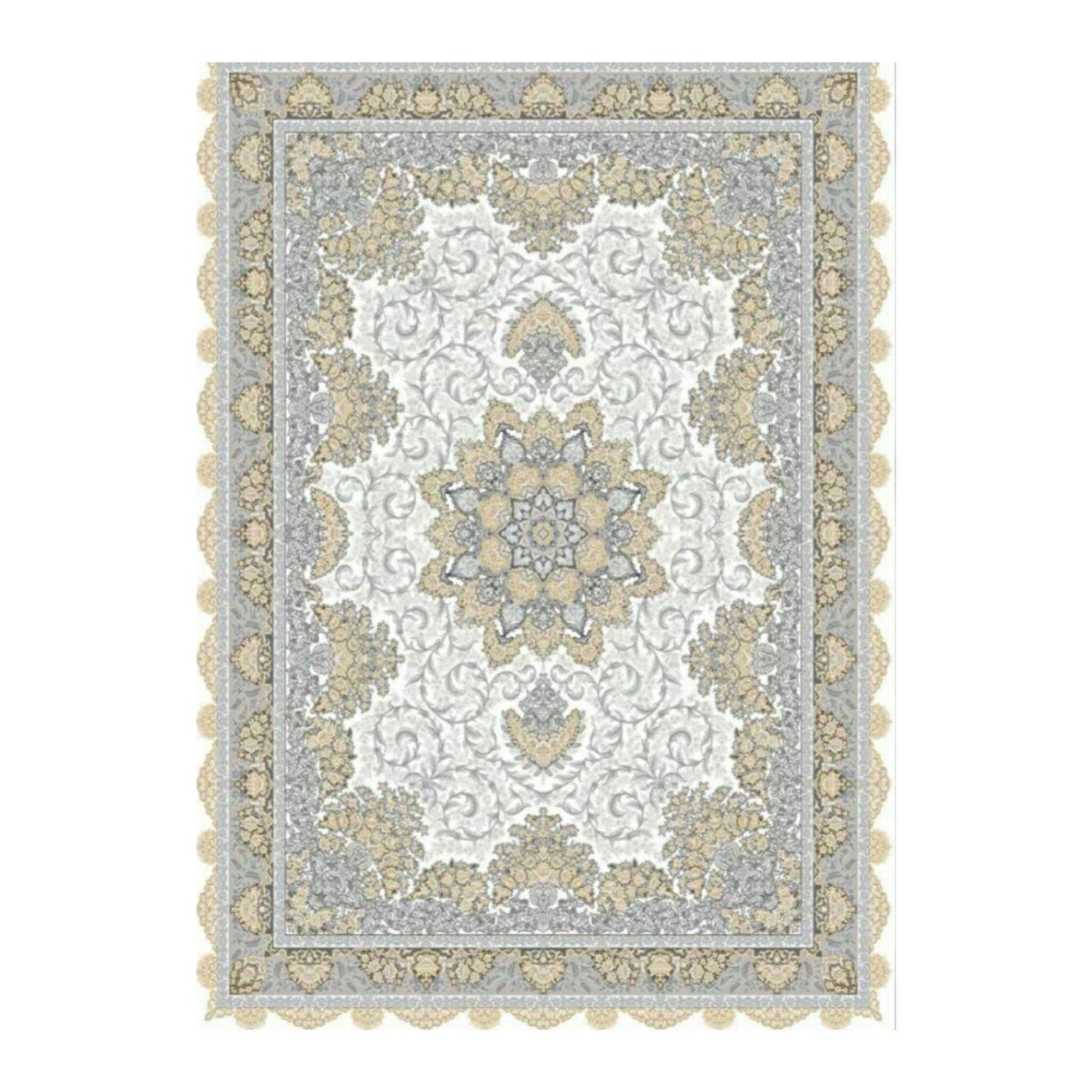 Authentischer Perserteppich-700 Shana, Maschinell Gewebte Eleganz mit Traditionellem Iranischem Design