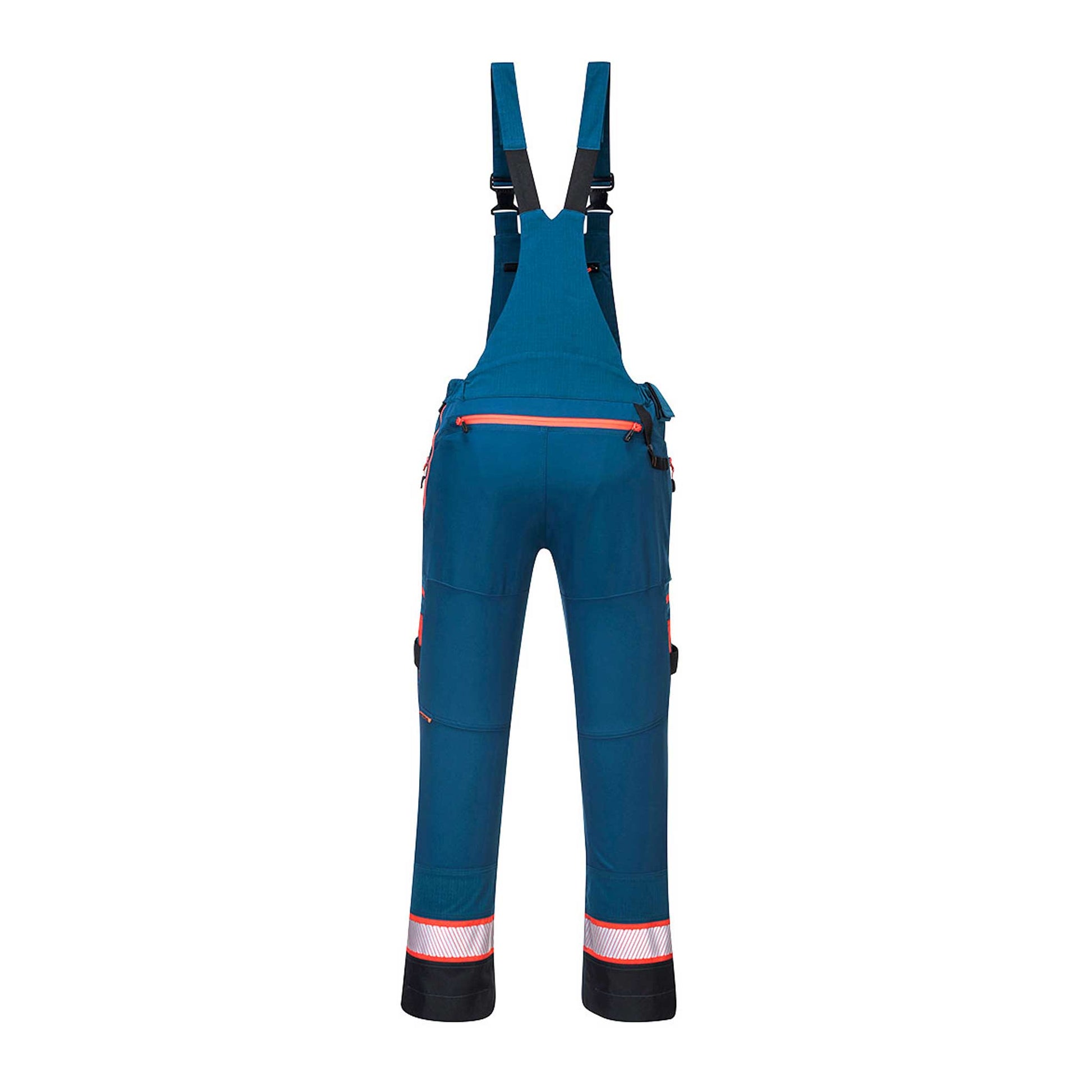 DX441 - DX4 Latzhose - Arbeitslatzhose blau hinten ansicht