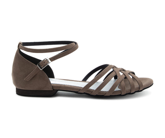 Joy Tanzschuhe in Grau Mikrofaser