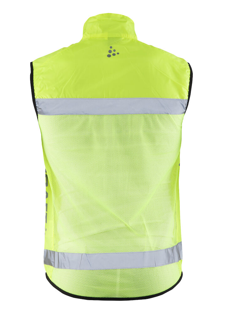 Craft Unisex Trainings Veste für Damen und Herren 'Visibility Vest Hinten