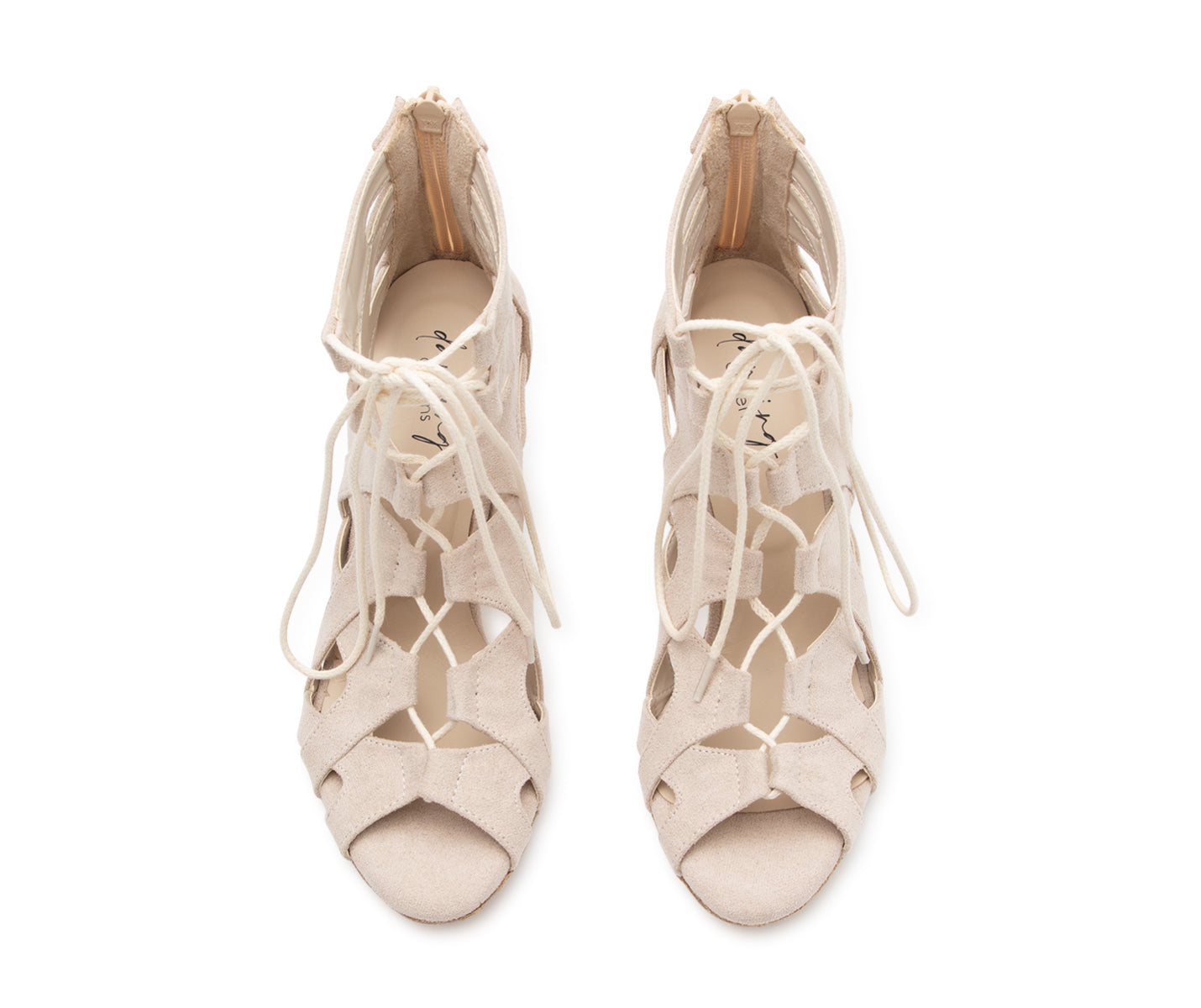 Magnet Core Tanzschuhe in Beige Wildleder