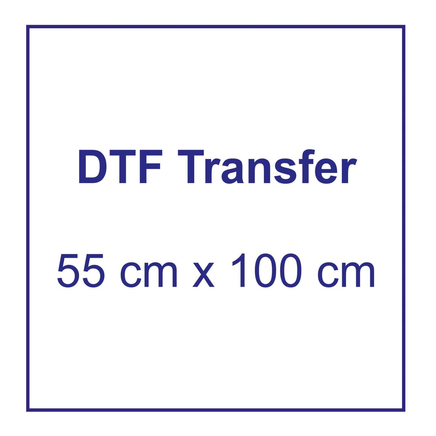 DTF Transfer für Textildruck 55 x 100 cm