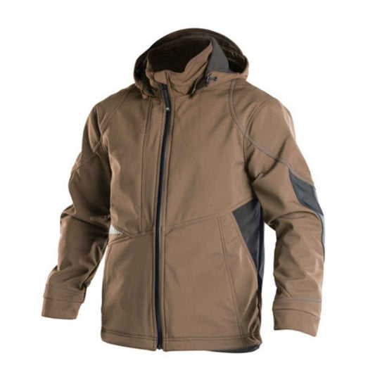 Dassy Herren Softshell Arbeitsjacke mit Kapuze, wasserdicht - Gravity