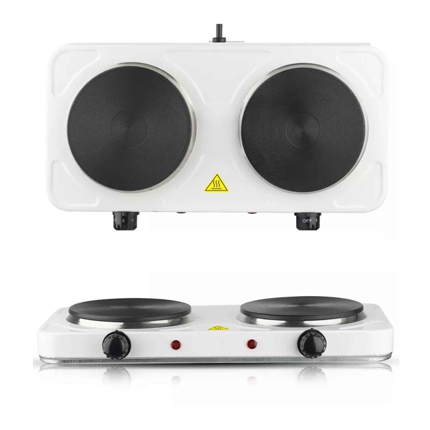 EHD1000-Doppelkochplatte Doppelkochfeld Herdplatte 2 x 1000Watt &nbsp;Kochplatte Camping Tragbar Kochplatte